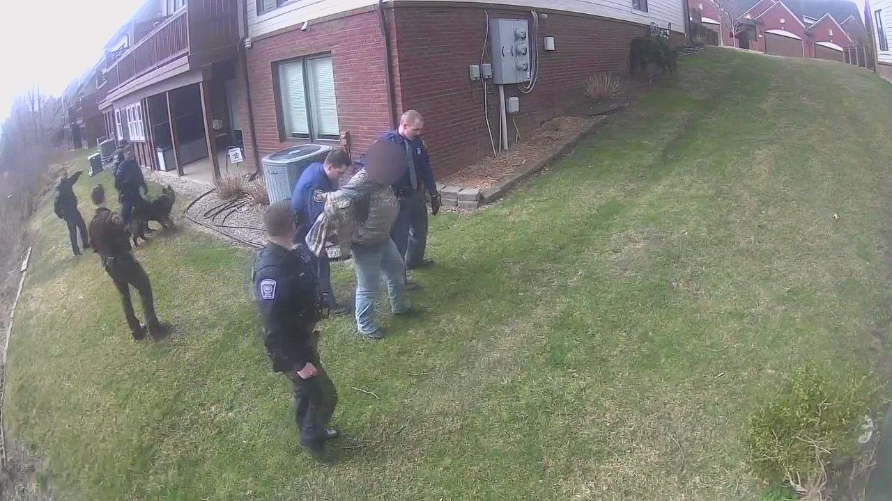 Suspect arrested after stealing truck with woodchipper attached, causing police pursuit