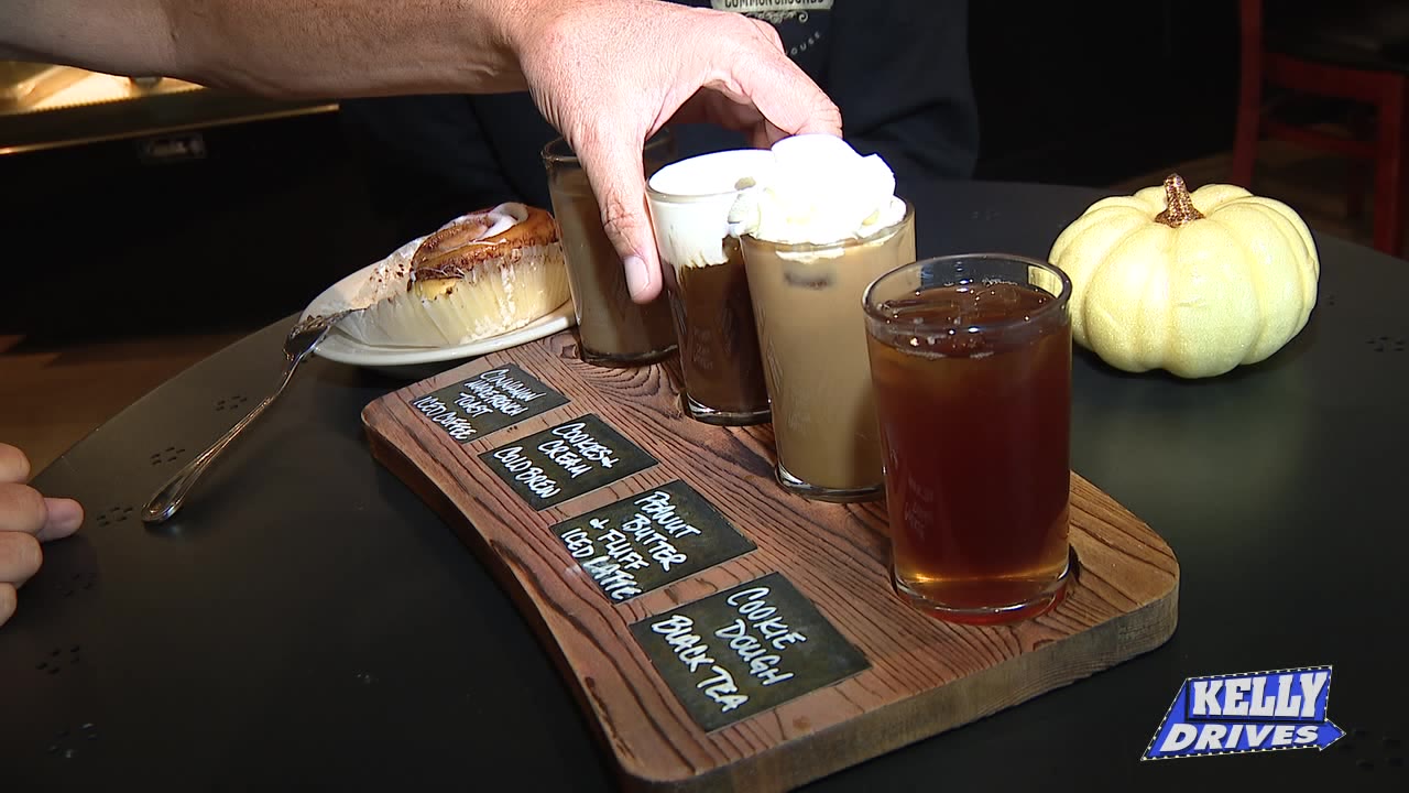 Iced Coffee Flights at Common Grounds Coffeehouse