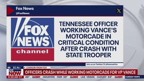 VP Vance motorcade involved in crash