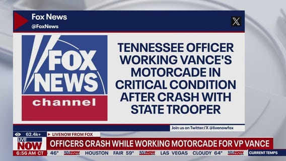 VP Vance motorcade involved in crash