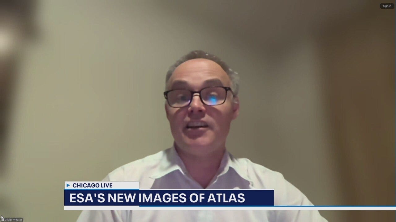 ESA’s Juice spacecraft captures early image of interstellar comet 3I/ATLAS