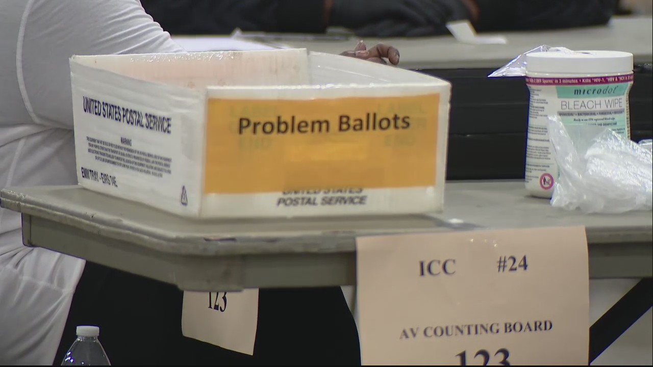 Absentee vote counting underway in Detroit's TCF Center