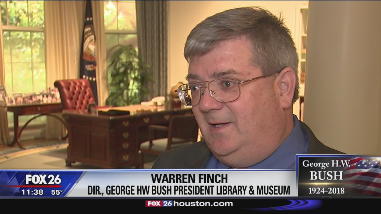 President George H.W. Bush's passing prompts admirers to visit library