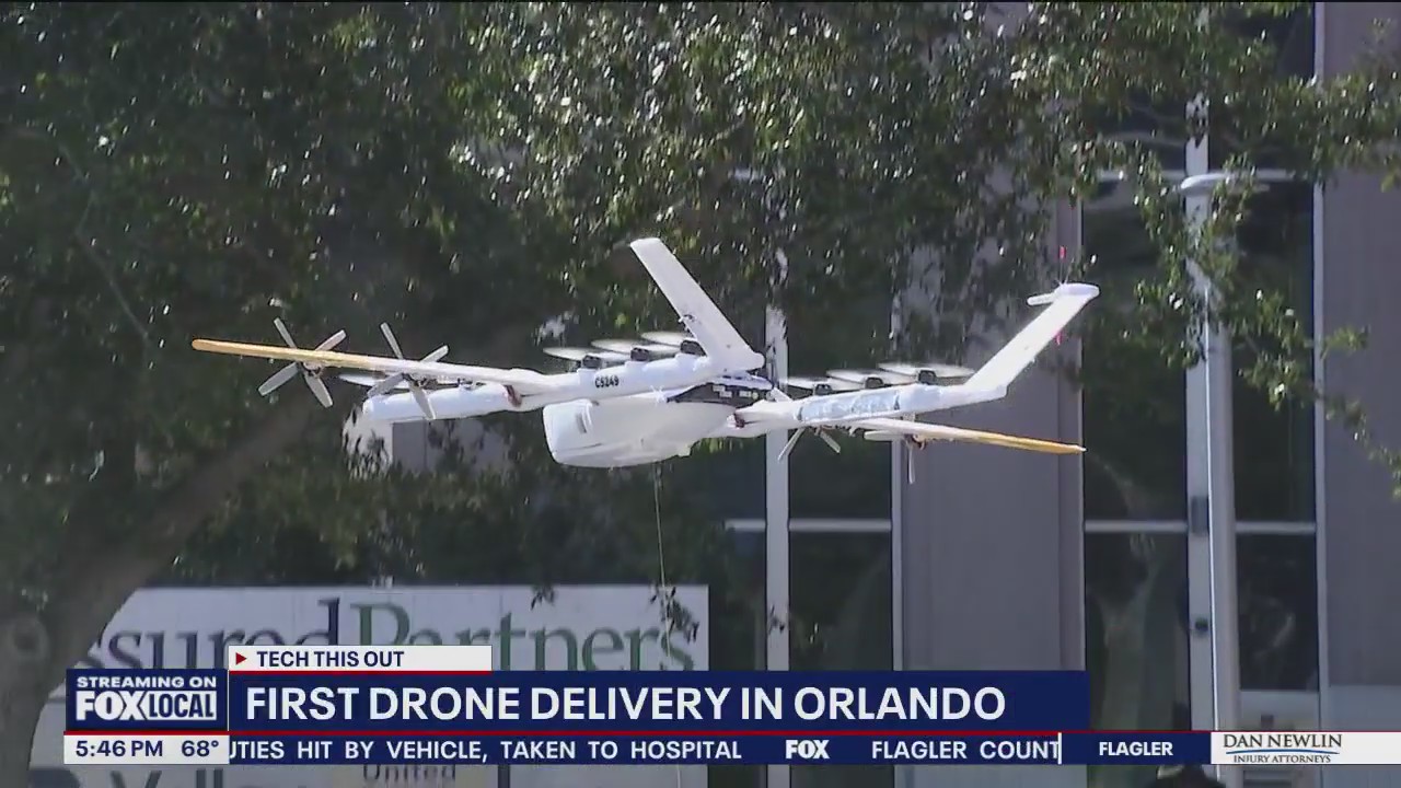 Delivery drones make first official drop in Orlando