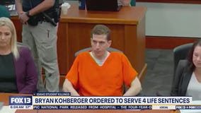 Bryan Kohberger sentenced to 4 life terms in prison