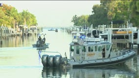 TPD searching water after early morning boat crash