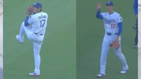 Ohtani gets standing ovation before taking mound