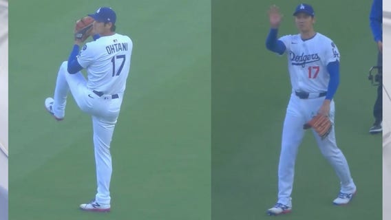 Ohtani gets standing ovation before taking mound