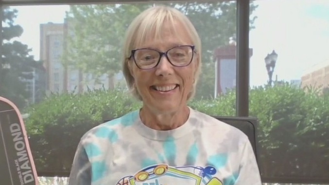 Pam Graves Serves Up Senior Games Pickleball