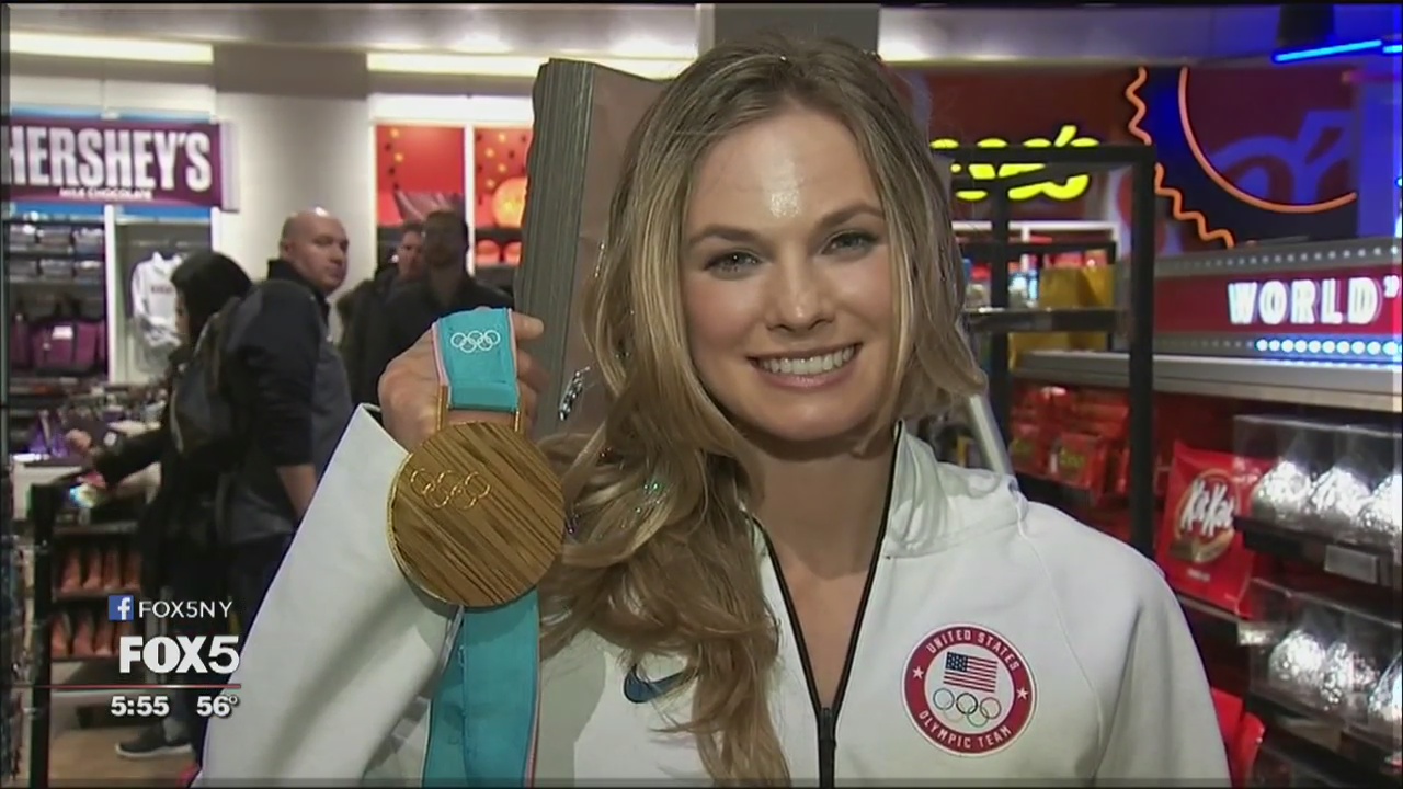 Olympian Jessie Diggins visits NYC