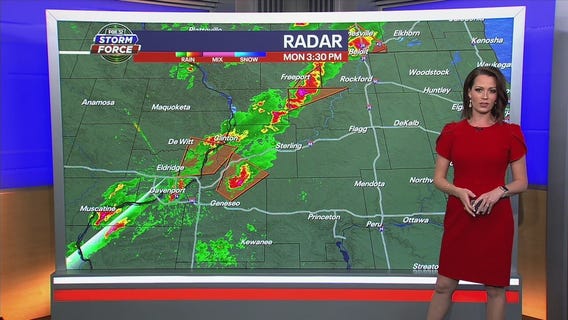 Severe weather threat Monday in Chicago