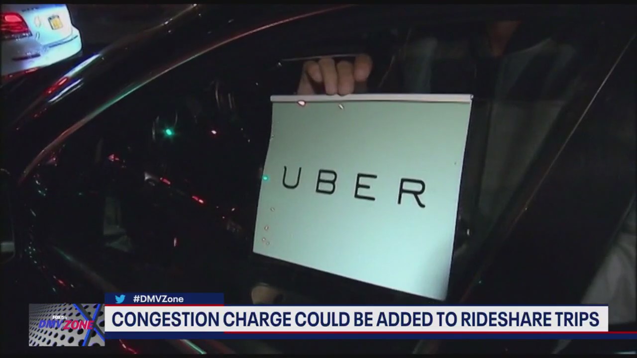 Congestion charge could be added to rideshare trips in DC