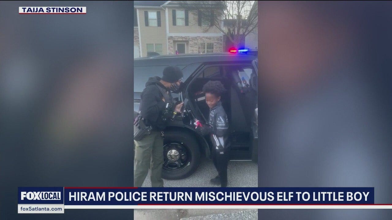 Police help reunite boy with missing Elf on the Shelf