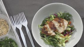 Asian chicken salad recipe from The Cook's Nook