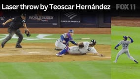 Throw from Teoscar Hern?ndez stops Yankees run