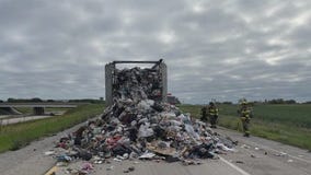 Beaver Dam garbage fire