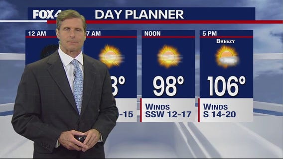 Dallas Weather: July 18 overnight forecast