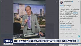 FOX 6 Milwaukee makes good on bet with FOX 9