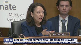 US Sen. Cantwell will vote against Dr. Oz nomination