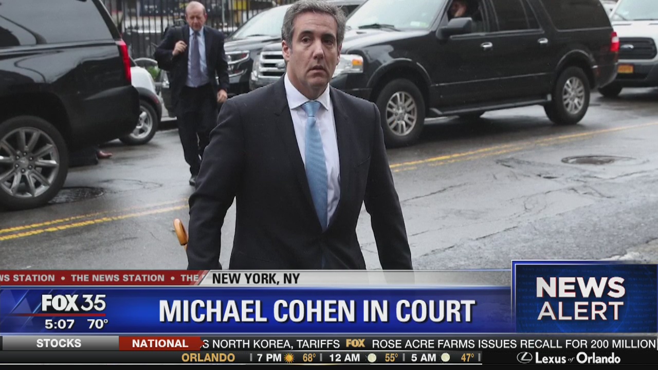 Trump attorney Michael Cohen in court