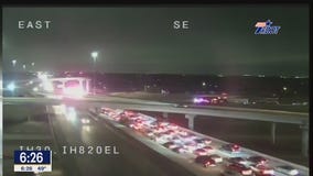 All eastbound lanes of I-30 closed in Fort Worth