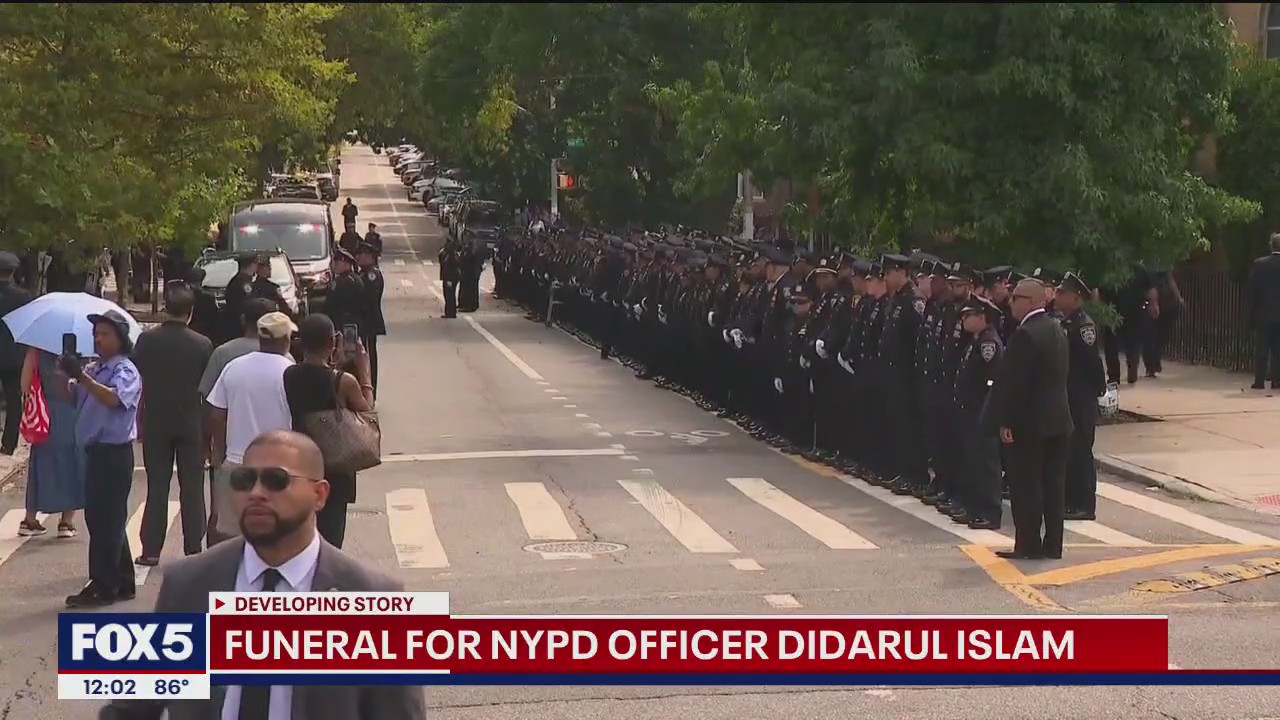 Funeral held for NYPD Det. Didarul Islam, one of four killed in Midtown shooting