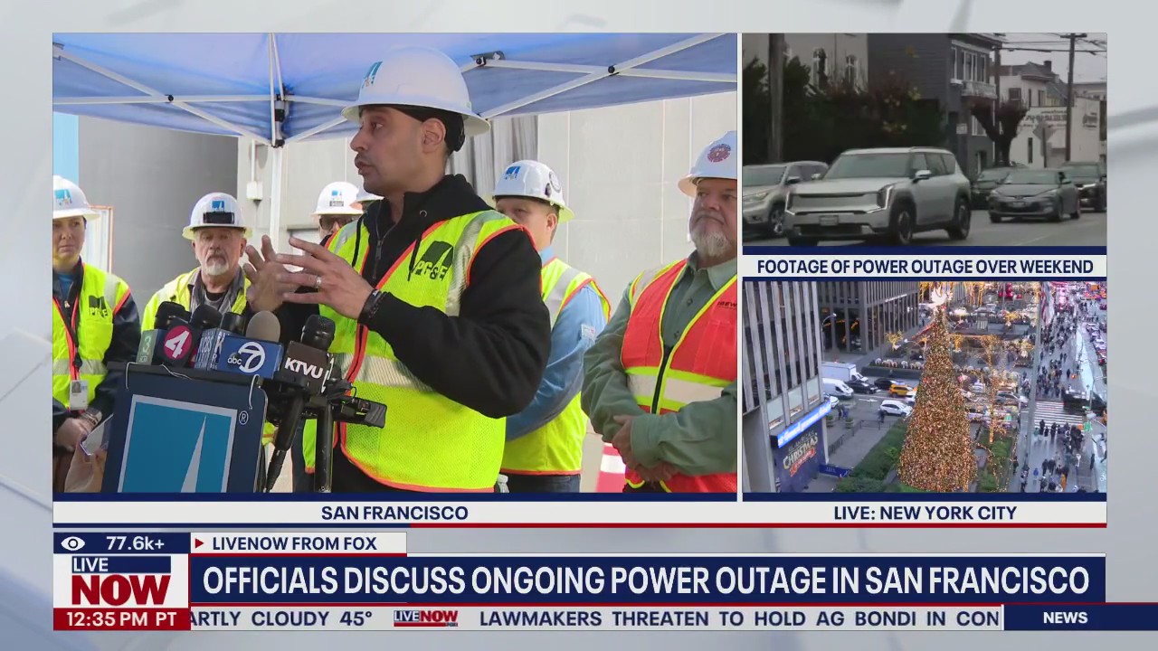 Update on ongoing San Francisco power outage