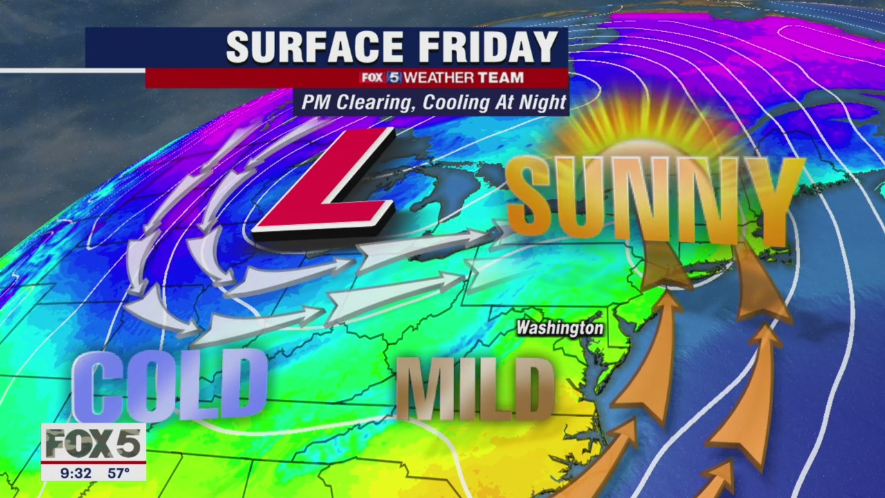 FOX 5 Weather forecast for Friday, November 12