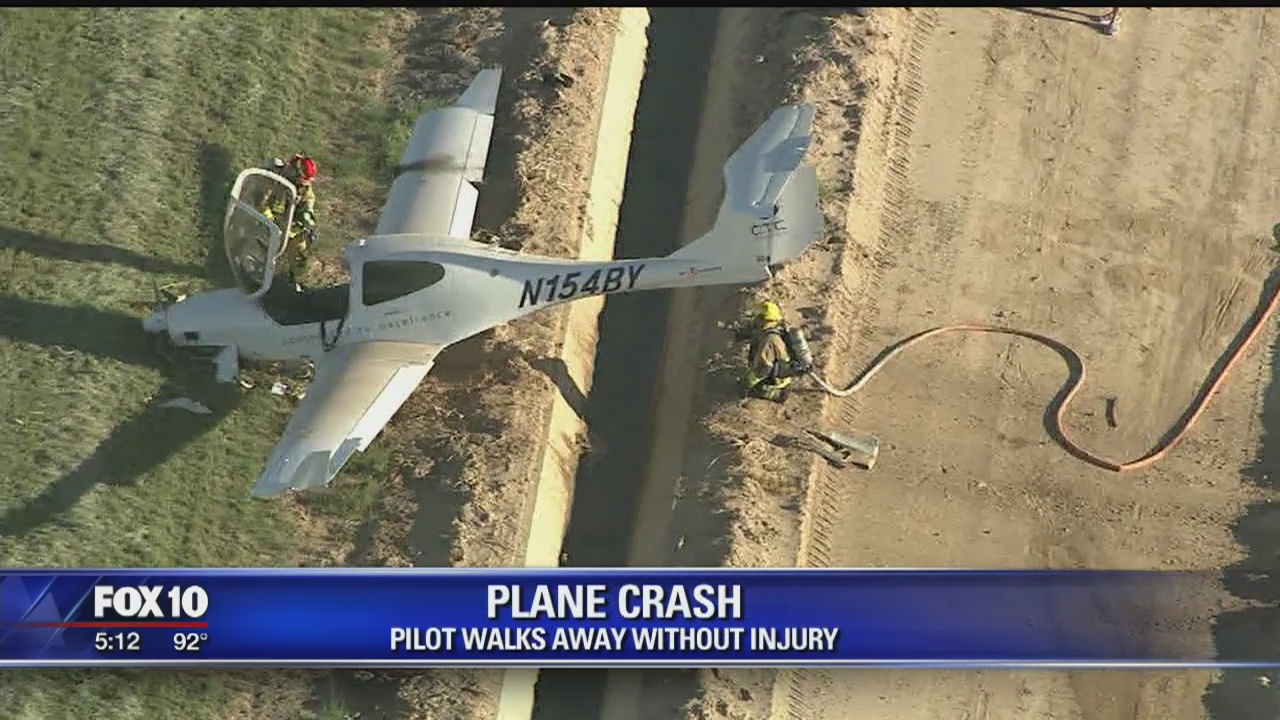 Pilot OK after small plane goes down in Goodyear