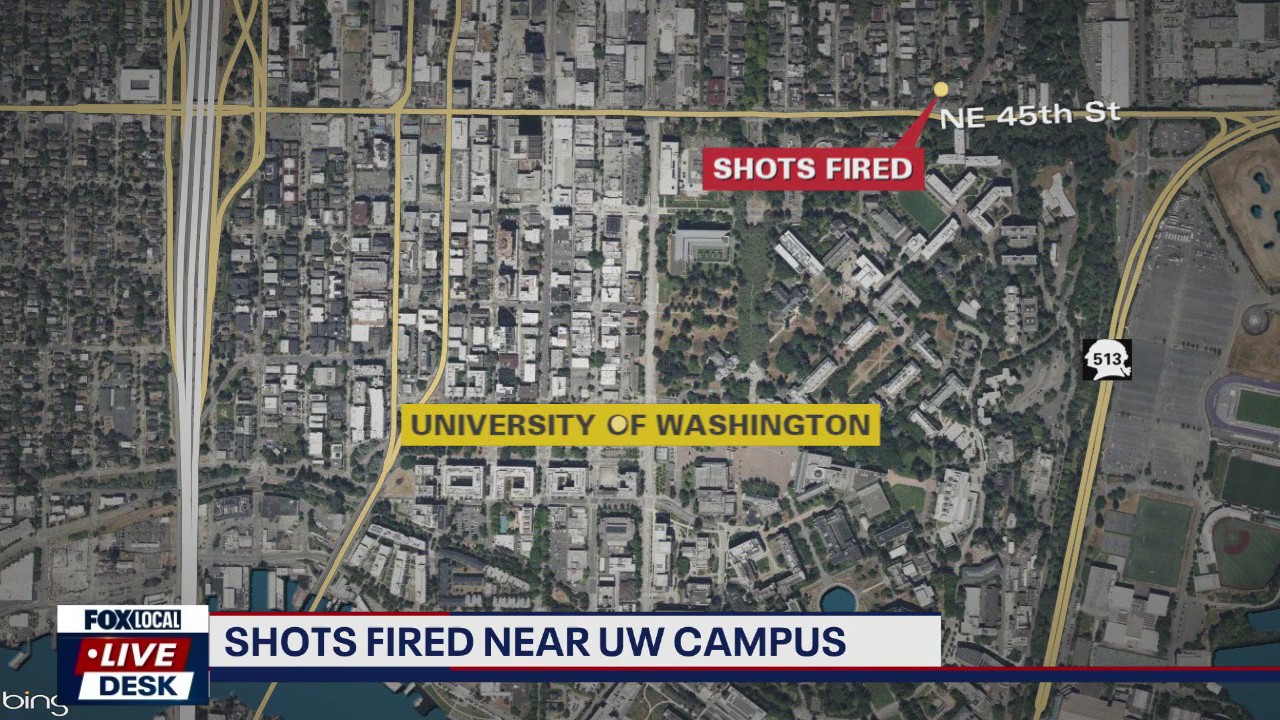 Bullets hit house near UW campus, police hunt for suspect