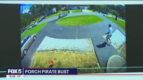 Network of 'porch pirates' brought down on Long Island