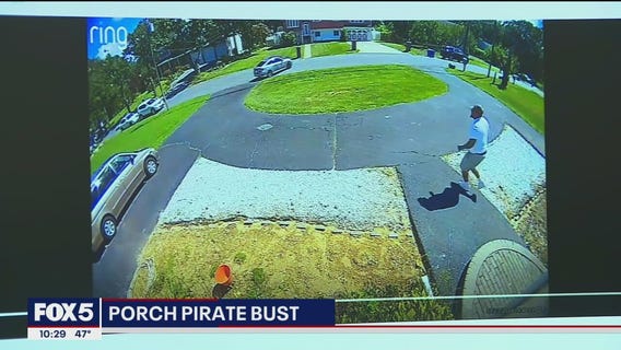 Network of 'porch pirates' brought down on Long Island