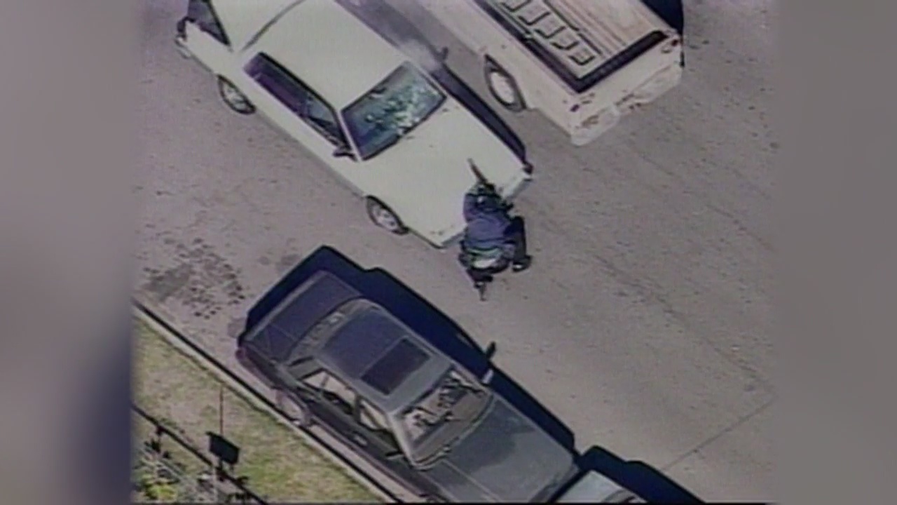 20th anniversary of North Hollywood bank shootout footage