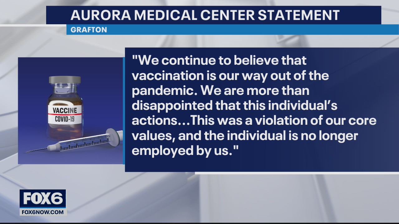Aurora Grafton says discarded COVID-19 vaccine incident was intentional