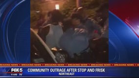 Crowd clashes with officers in same DC neighborhood where controversial search took place