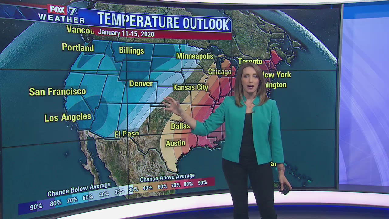 Evening weather forecast for January 5, 2019