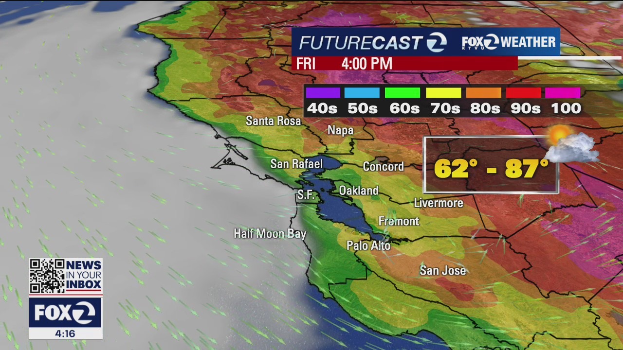 Bay Area forecast for the 4th of July holiday weekend