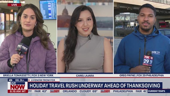 Holiday travel underway ahead of Thanskgiving