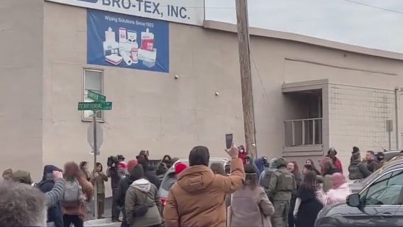 Federal agents clash with protesters at St. Paul business