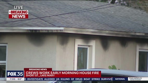 House fire in Lake Mary