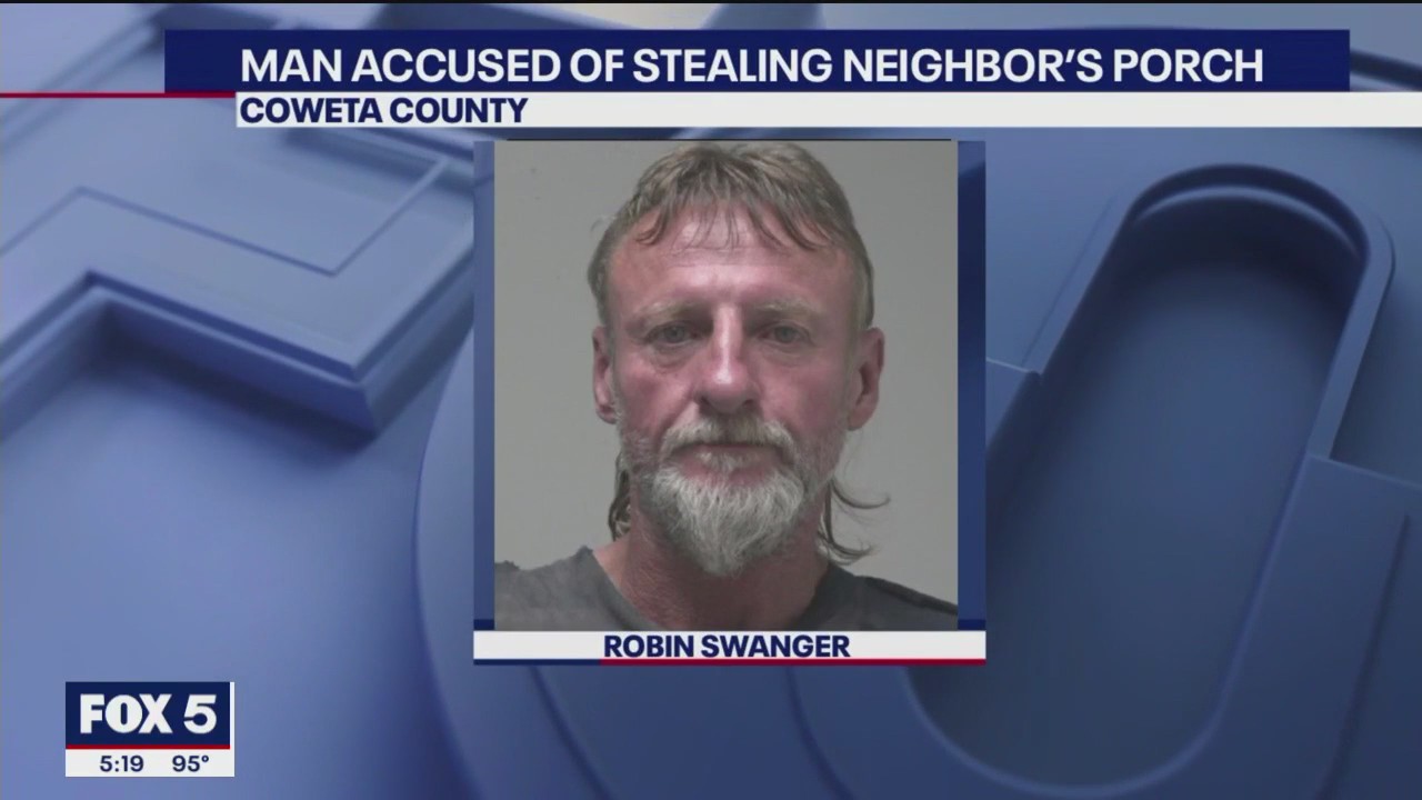 Man accused of stealing neighbor's porch | FOX 5 Atlanta
