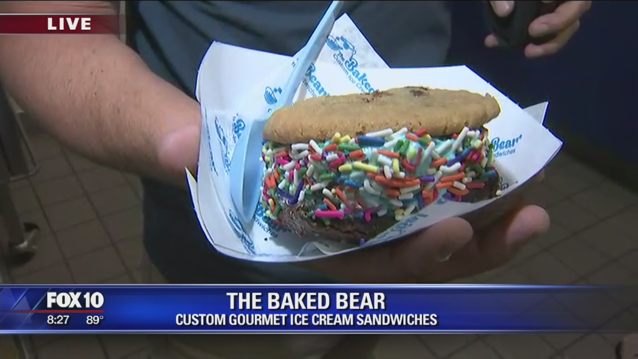 Gourmet ice cream sandwiches at The Baked Bear