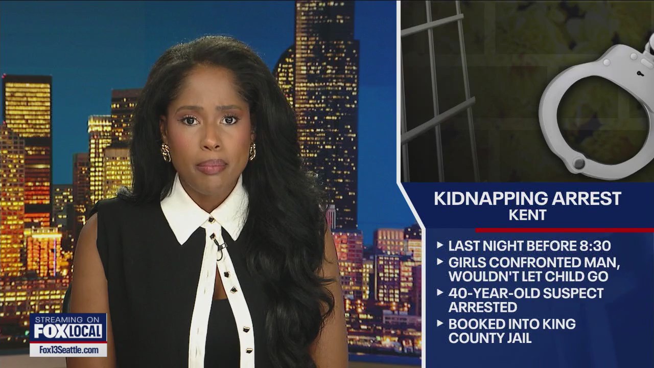 Kent kidnapping thwarted by three 11-year-old girls | FOX 13 Seattle
