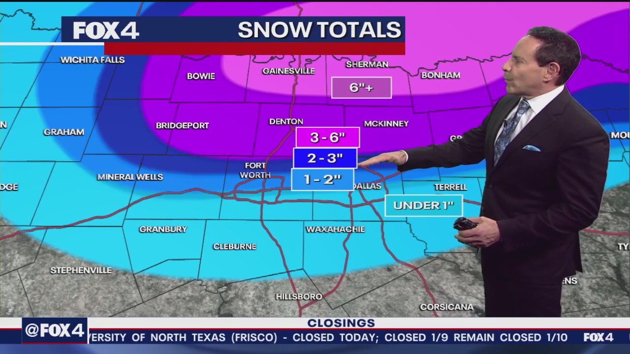 Dallas weather: Jan. 10 morning forecast