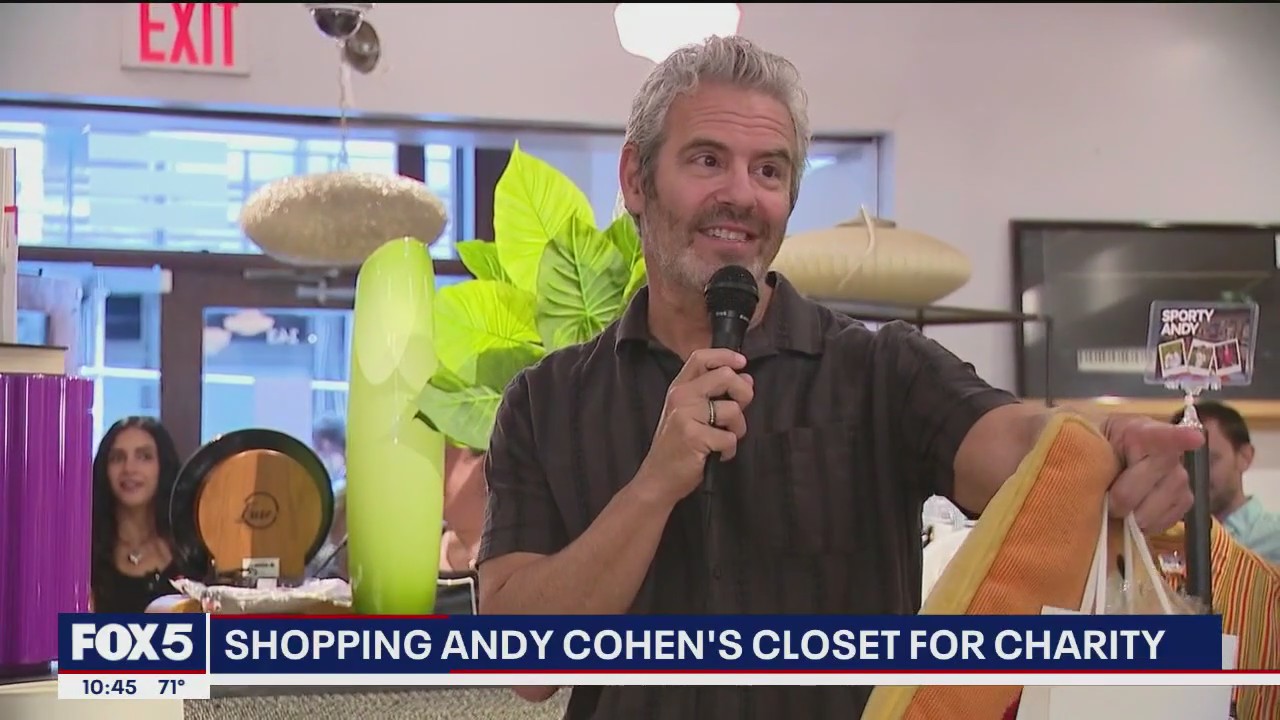 Shopping Andy Cohen's closet for charity