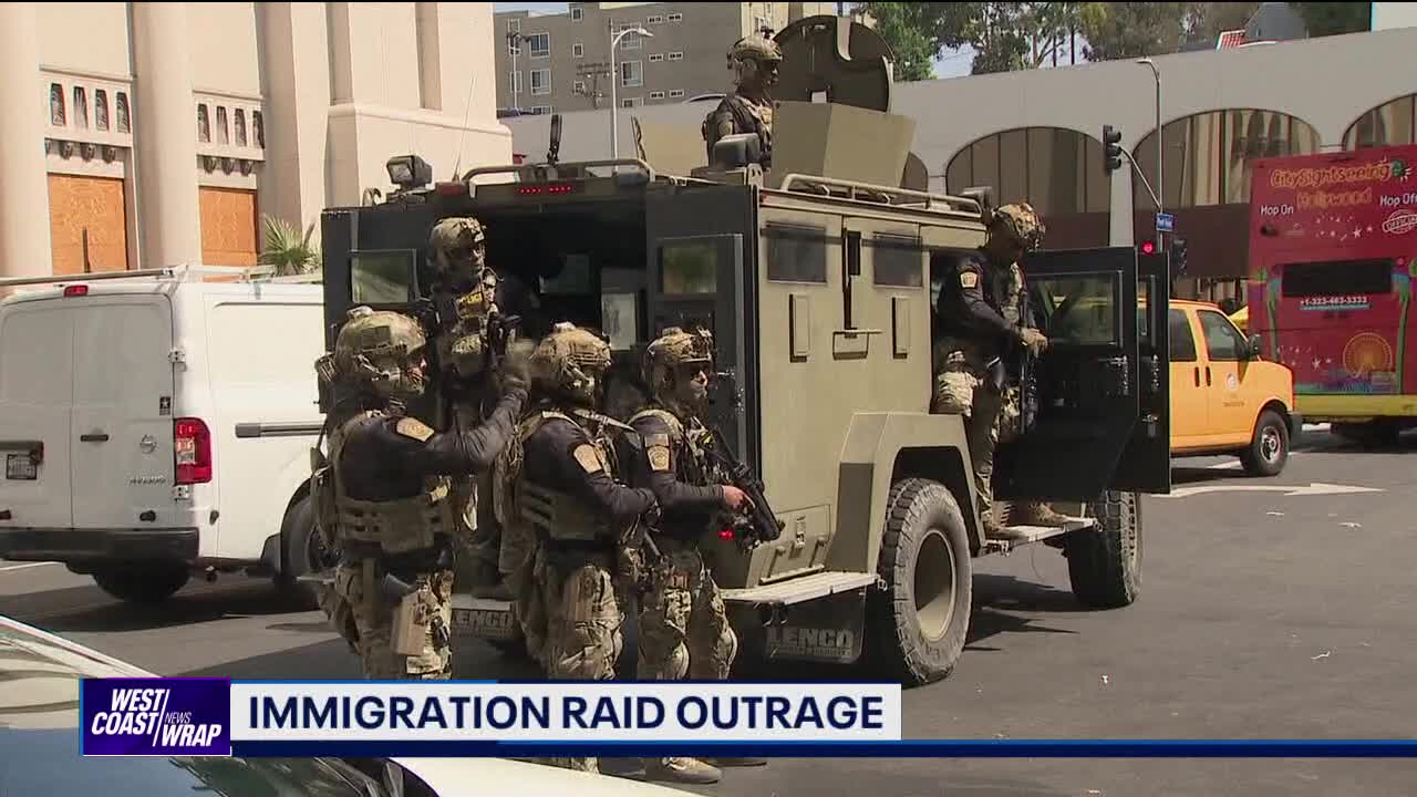 LA Mayor Bass shows up at immigration enforcement protest | West Coast Wrap