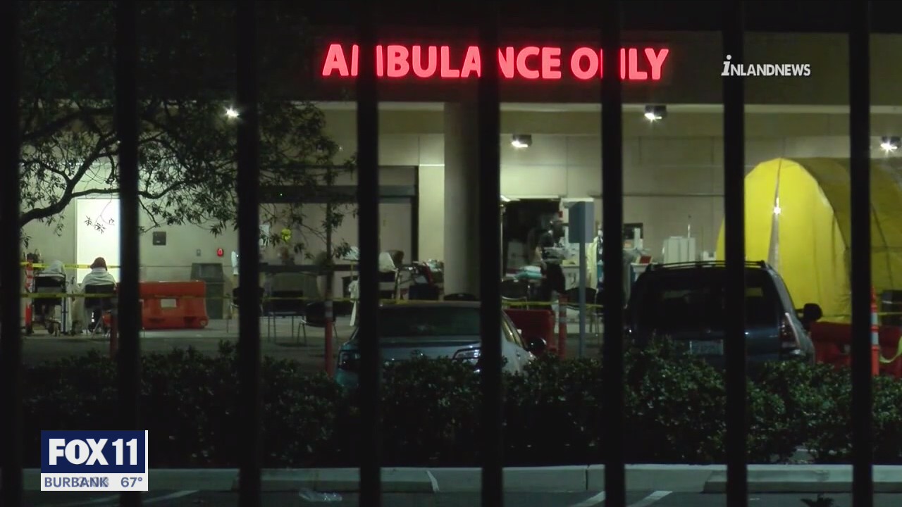 Surge tents set up at San Antonio Regional Hospital