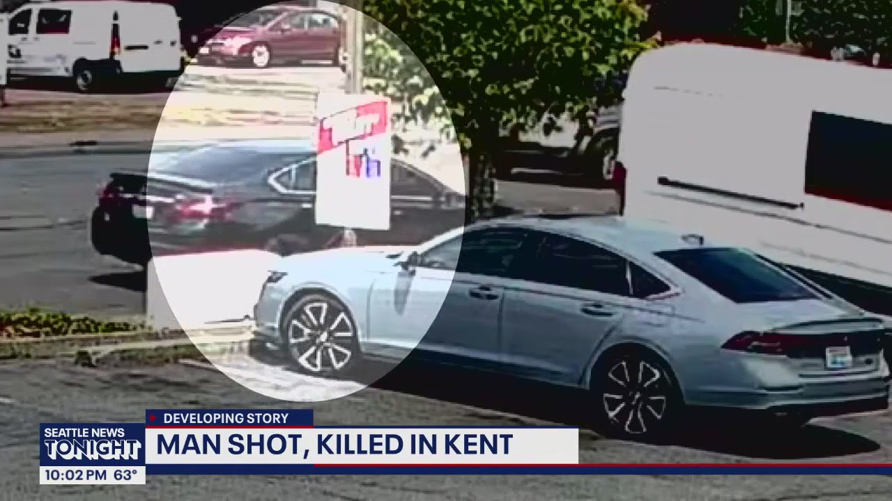 Driver fatally shot, crashes into other cars in Kent