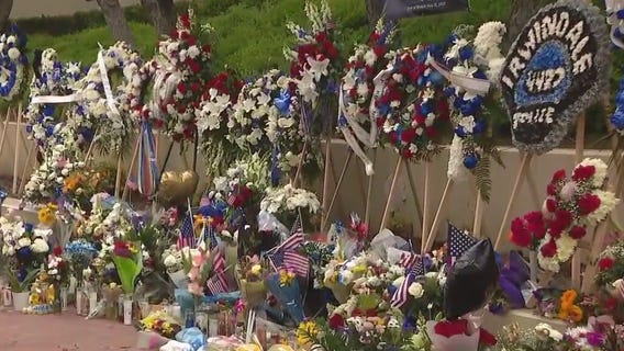 Memorial grows in Baldwin Park for slain police officer