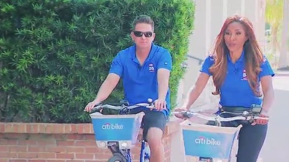 Biking on Ocean Drive